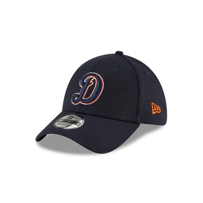 Detroit Tigers Gorra | New Era MLB Ligature 39thirty Stretch Fit Cap Mexico - Azules